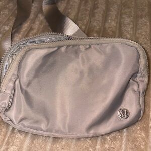 Lululemon Silver Belt Bag